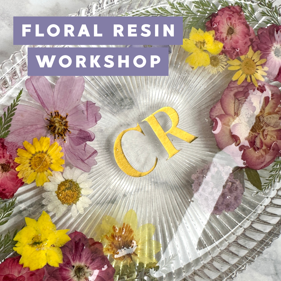 Floral Resin Workshop - Saturday April 11, 12:30pm at The Mall at Green Hills